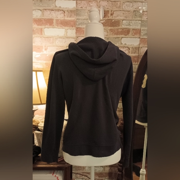 GAP Black Hoodie with Cream Logo - Picture 2 of 2